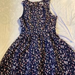 Copper key floral dress